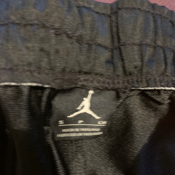 Jordan Black and Orange Basketball Athletic Shorts - Picture 2 of 4